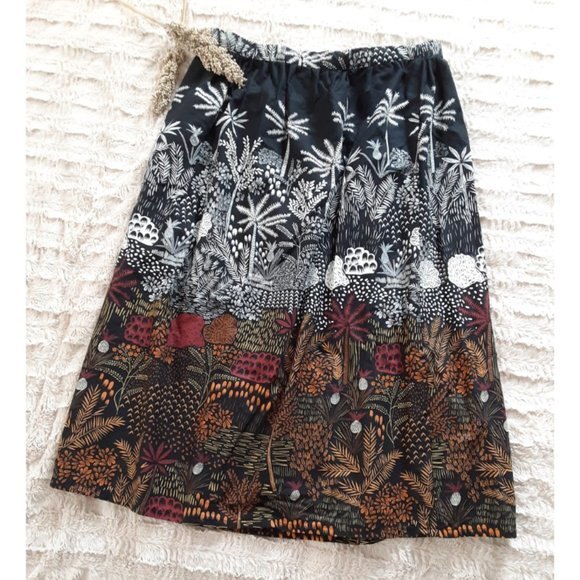 Sandra Cunningham Designs Women's Black and Brown Multicolor Skirt - Picture 8 of 10